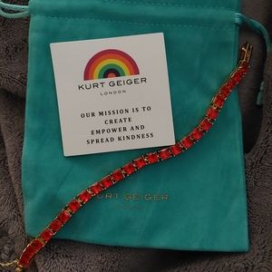 Kurt Geiger Red Jewel Tennis bracelet